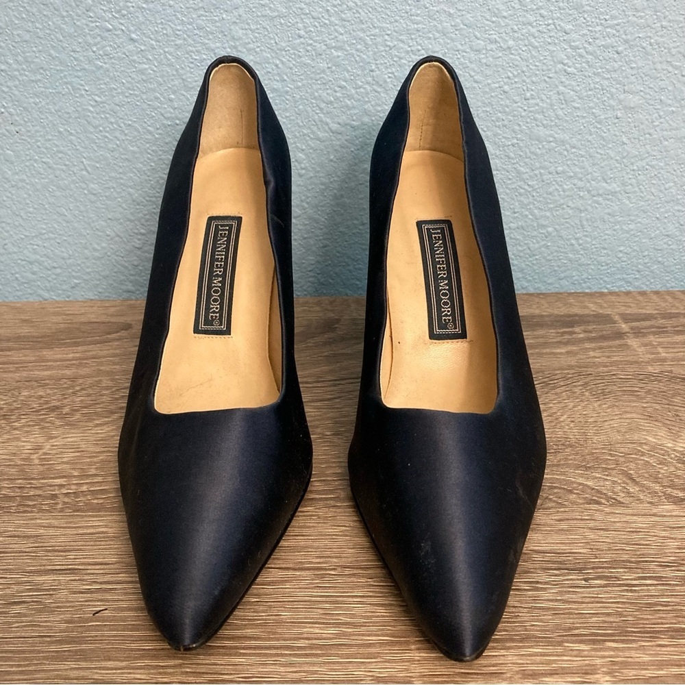 Jennifer Moore Heels - Blue/Cream - 7